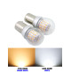 Car Signal Led Bulb, 3.5 watts - 10-30 volts 1056/BAU15S - Angle 150 degree - Yellow - D25*51mm - S25-39L-1056-YL - AZLED